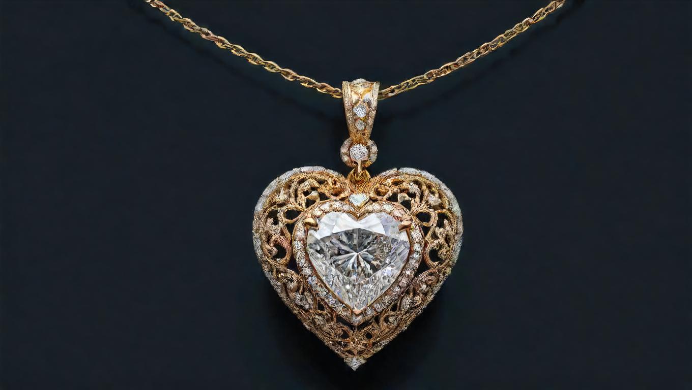 kalp şeklinde elmas